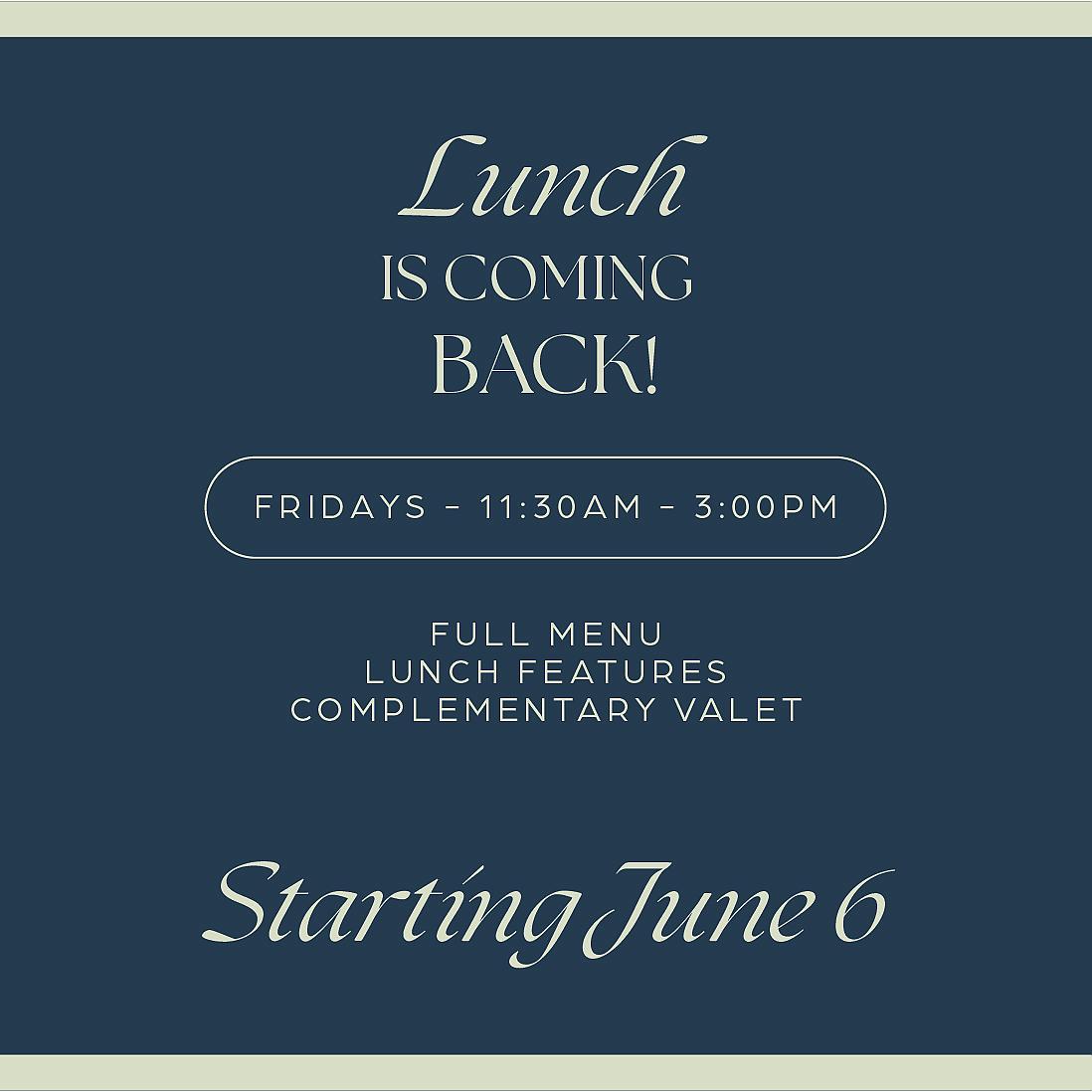 Lunch Is Back at Fielding’s River Oaks